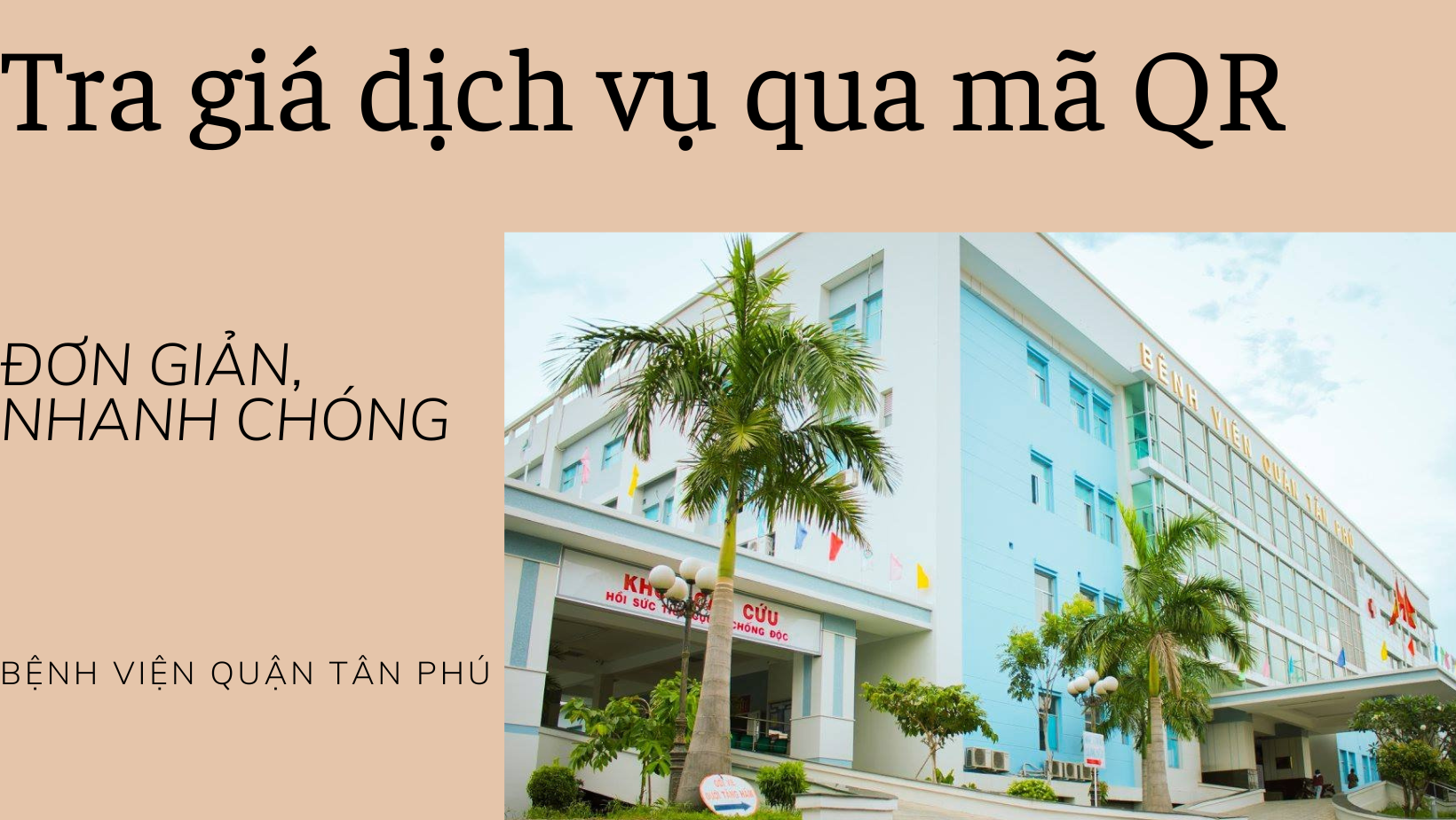 Tra cứu bảng giá dịch vụ bệnh viện quận Tân Phú